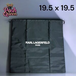 Karl Lagerfeld Black Dust Bag 19.5 x 19.5